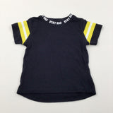 'Stay Rad' Yellow & Black T-Shirt - Boys 2-3 Years