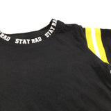 'Stay Rad' Yellow & Black T-Shirt - Boys 2-3 Years