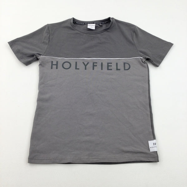 'Holyfield' Grey T-shirt - Boys 11-12 Years
