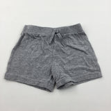 Grey Lightweight Jersey Shorts - Girls 18-24 Months