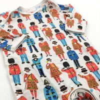 Police & Guards Colourful Sleepsuit - Boys 0-3 Months
