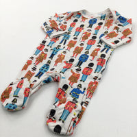 Police & Guards Colourful Sleepsuit - Boys 0-3 Months