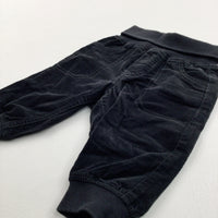 Charcoal Cord Trousers - Boys 0-3 Months