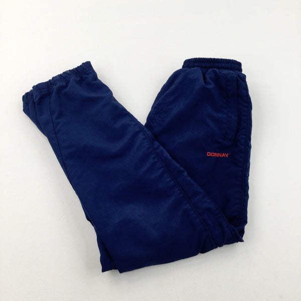 Boys navy tracksuit bottoms hot sale