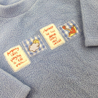 Applique Pale Blue Fleece - Boys 3-6 Months