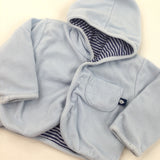 Reversible Pale Blue Fleece - Boys 3-6 Months