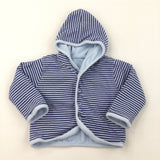 Reversible Pale Blue Fleece - Boys 3-6 Months