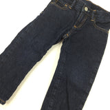 Dark Denim Lined Jeans - Boys 2 Years