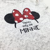 'Theres Only One Minnie' Grey T-shirt - Girls 11-12 Years