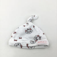 Marie Aristocats White Hat - Girls Newborn