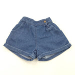 Mid Blue Denim Shorts - Girls 2-3 Years