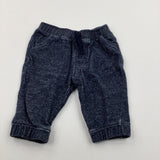 Navy Jersey Joggers - Boys 3-6 Months