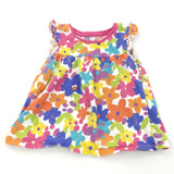 Colourful Flowers Jersey Tunic Top - Girls 2-3 Years