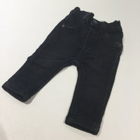 Black Denim Jeans - Boys 0-3 Months