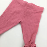 Hearts Pink Leggings - Girls 0-3 Months