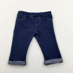 Dark Blue Jeggings - Girls 3-6 Months