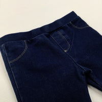 Dark Blue Jeggings - Girls 3-6 Months