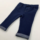 Dark Blue Jeggings - Girls 3-6 Months