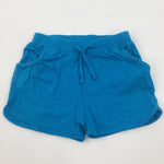 Blue Lightweight Jersey Shorts - Girls 18-24 Months