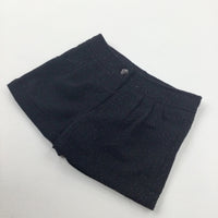 Sparkly Black Smart Shorts With Adjustable Waist - Girls 18-24 Months