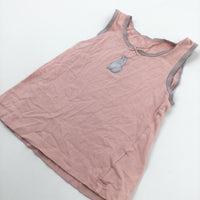 Rabbit Pink Vest - Girls 7-8 Years