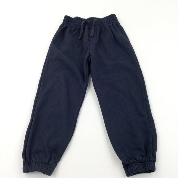 Navy Tracksuit Bottoms - Boys 5 Years