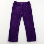 Cord Purple Thick Jeggings - Girls 3-4 Years