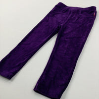 Cord Purple Thick Jeggings - Girls 3-4 Years
