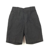 Grey Shorts with Adjustable Waist - Boys 3 Years