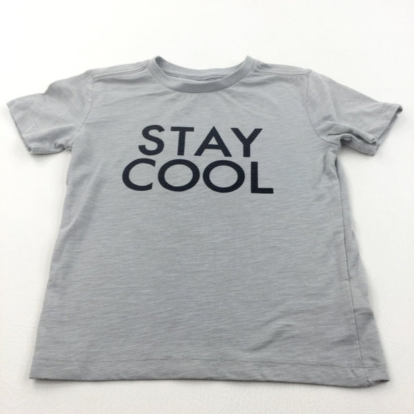 'Stay Cool' Blue T-Shirt - Boys 4 Years