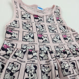 'Minnie Mouse' Pink Dress - Girls 4-5 Years