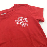 'Urban Squad' Red T-Shirt - Boys 18-24 Months