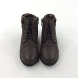 **NEW** Brown Ankle Boots - Girls - Shoe Size 7