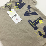 **NEW** 'Star' Mushroom Short Sleeve Sweatshirt - Boys/Girls 9-12 Months