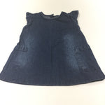 Dark Blue Lightweight Denim Dress - Girls 12-18 Months