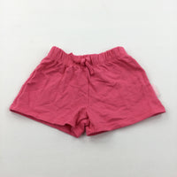 Pink Lightweight Jersey Shorts - Girls 18-24 Months