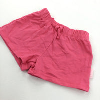 Pink Lightweight Jersey Shorts - Girls 18-24 Months