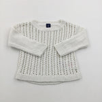 Cream Knitted Jumper - Girls 6-12 Months