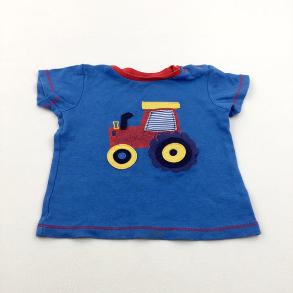 Tractor Blue T-Shirt - Boys 9-12 Months