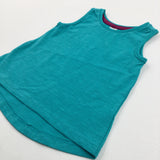 Teal Vest Top - Girls 9-12 Months