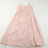 Pale Peach Bridesmaid/Flowergirl Dress - Girls 5-6 Years