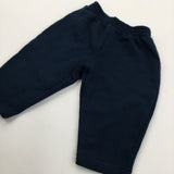 Navy Tracksuit Bottoms - Boys 6-12 Months