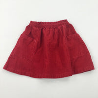 Red Cord Skirt - Girls 3-4 Years