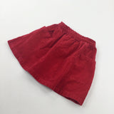 Red Cord Skirt - Girls 3-4 Years