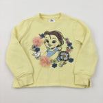 'Belle' Beauty & The Beast Yellow Sweatshirt - Girls 3-4 Years