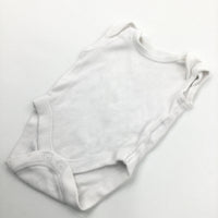 White Sleeveless Bodysuit - Boys/Girls Newborn