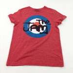 'The Jam' Red T-Shirt - Boys 8-9 Years