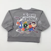 'Tune Squad' Bugs Bunny & Friends Grey Sweatshirt - Boys 4-6 Years