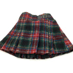 Tartan Kilt-Like Skirt With Adjustable Waistband - Girls 2-3 Years