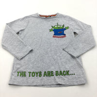 'The Toys Are Back' Toy Story Grey Long Sleeved Top - Boys 4-5 Years